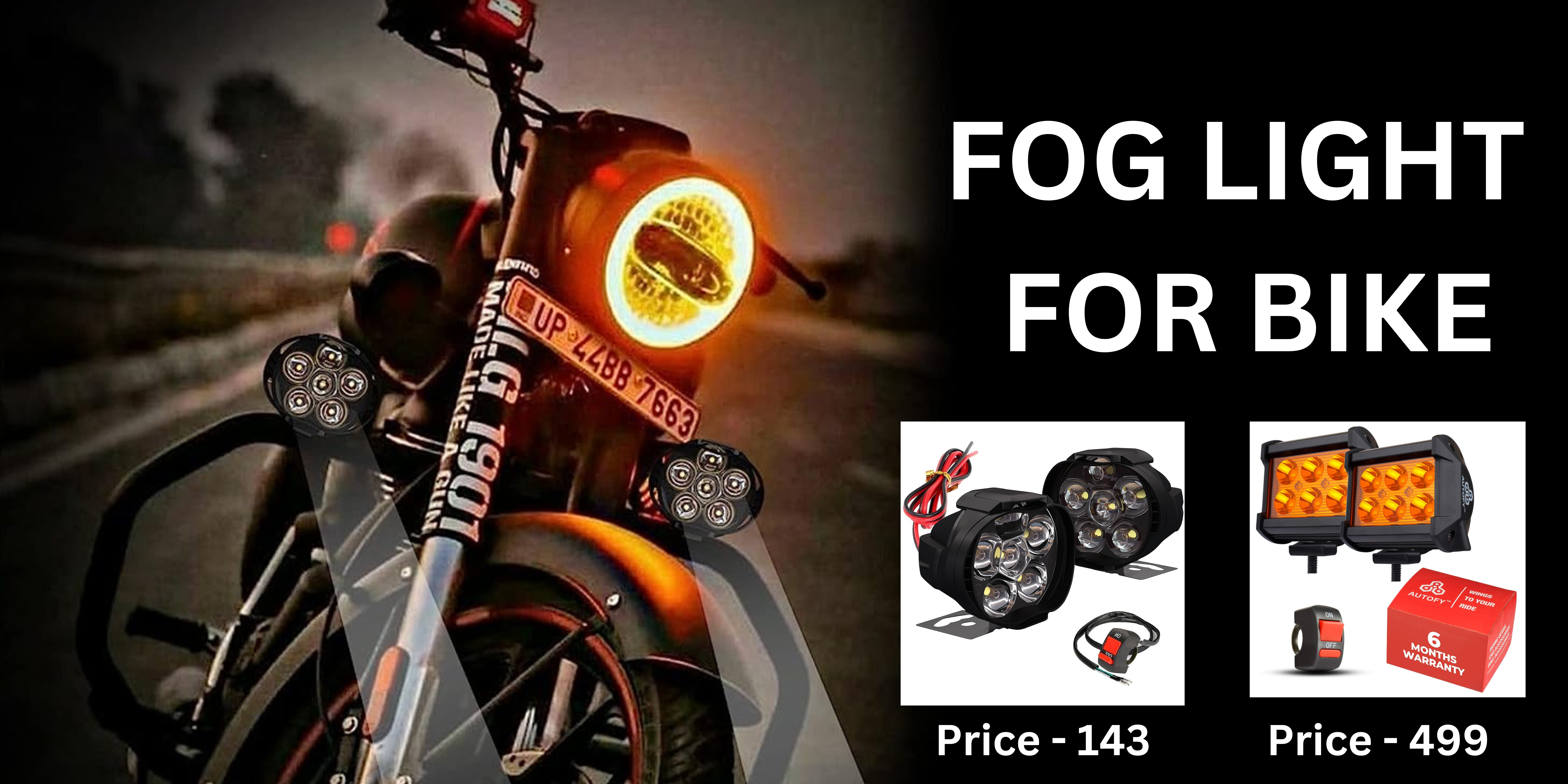 Fog Light for bike